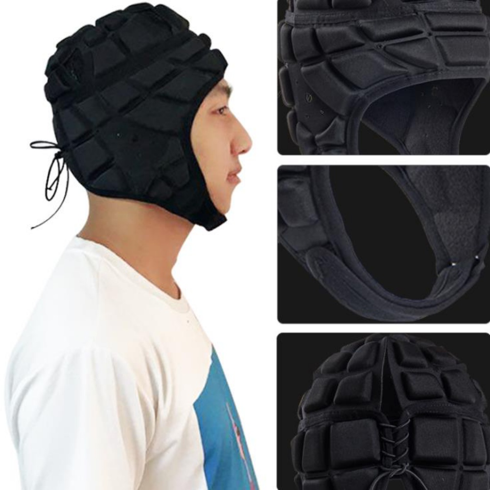 Casco de Portero De Fútbol para adultos, Protector de cabeza para deportes al aire libre, gorra de portero, gorro de Patinaje