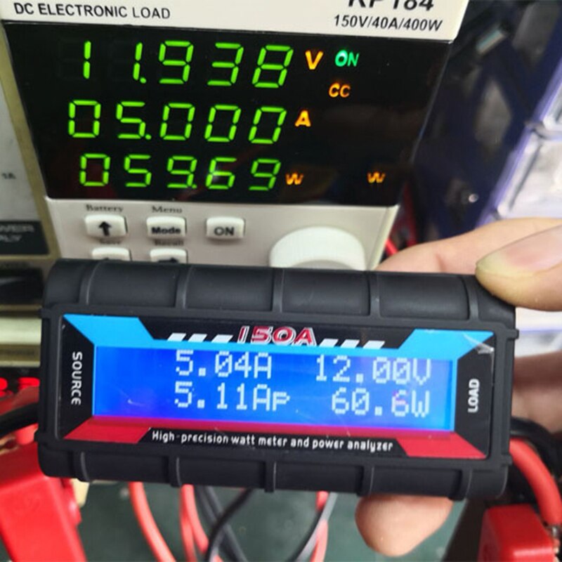 FT08 RC 100A/150A High Precision Watt Meter and Power Analyzer w/ Backlight LCD electric analyzer