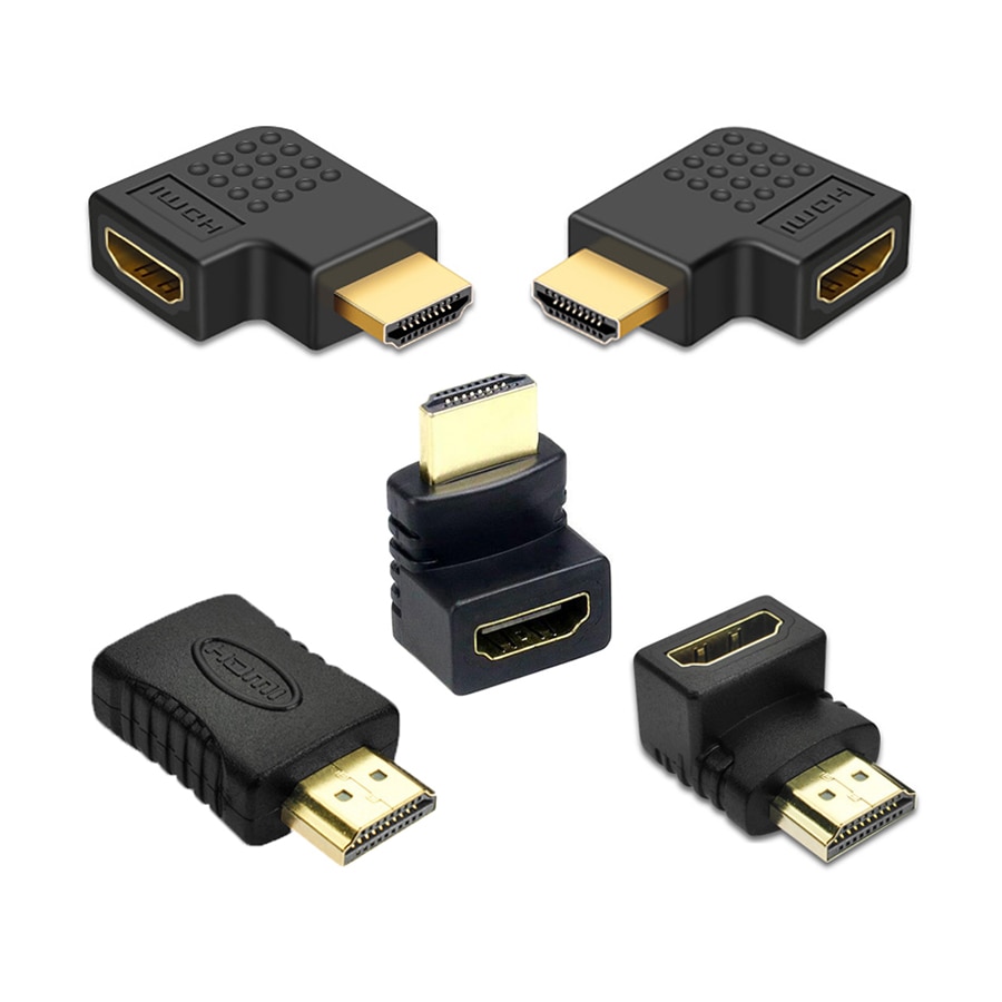 Hdmi Kabel Connector Adapter 270 180 90 Graden Hoek Hdmi Male Naar Hdmi Vrouwelijke Converters Voor 1080P Hdtv Kabel adapter Extender