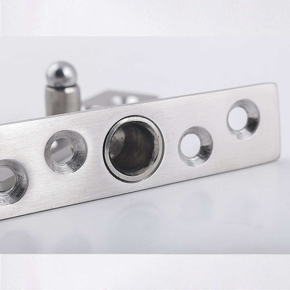 YUMORE 360 Degrees Rotating Door Pivot Rotary Stainless Steel Doors Hinges Central Axis Location Shaft Furniture Hidden Hinge