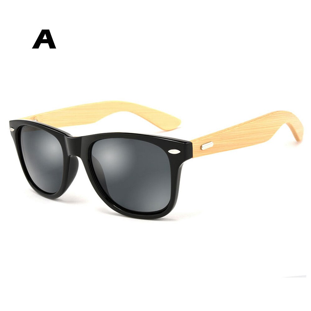 Classic 20 Kleur Film Bamboe Zonnebril Voor Mannen En Vrouwen Houten Hout Retro Vintage Fietsen Bril Meekleurende Oculos Bike # F: A