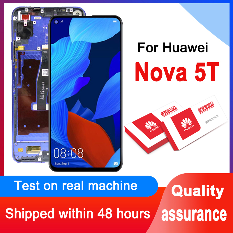 AAA + + + 6.26 ''Anzeige Ersatz Für Huawei Nova 5T LCD berühren Bildschirm Digitizer Montage YAL-L21 L61A L61D l71A