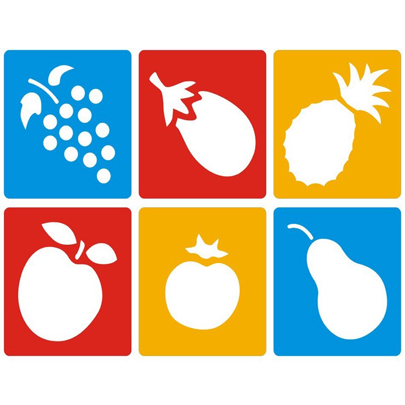 100PCS Scraping Drawing Toys Arts And Crafts For Girls Stocking Art Rainbow Scratch Art Mini Notes With Wooden Stylus WYW:  fruit