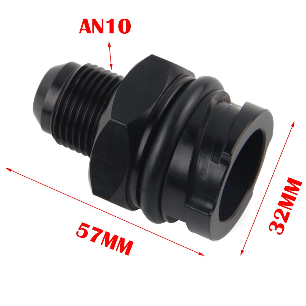 Tapa de válvula de aceite negro Billet con ajuste AN8 AN10 para Chevrolet LSX LS1/LS6/LS2/LS3/LS7 qt3080