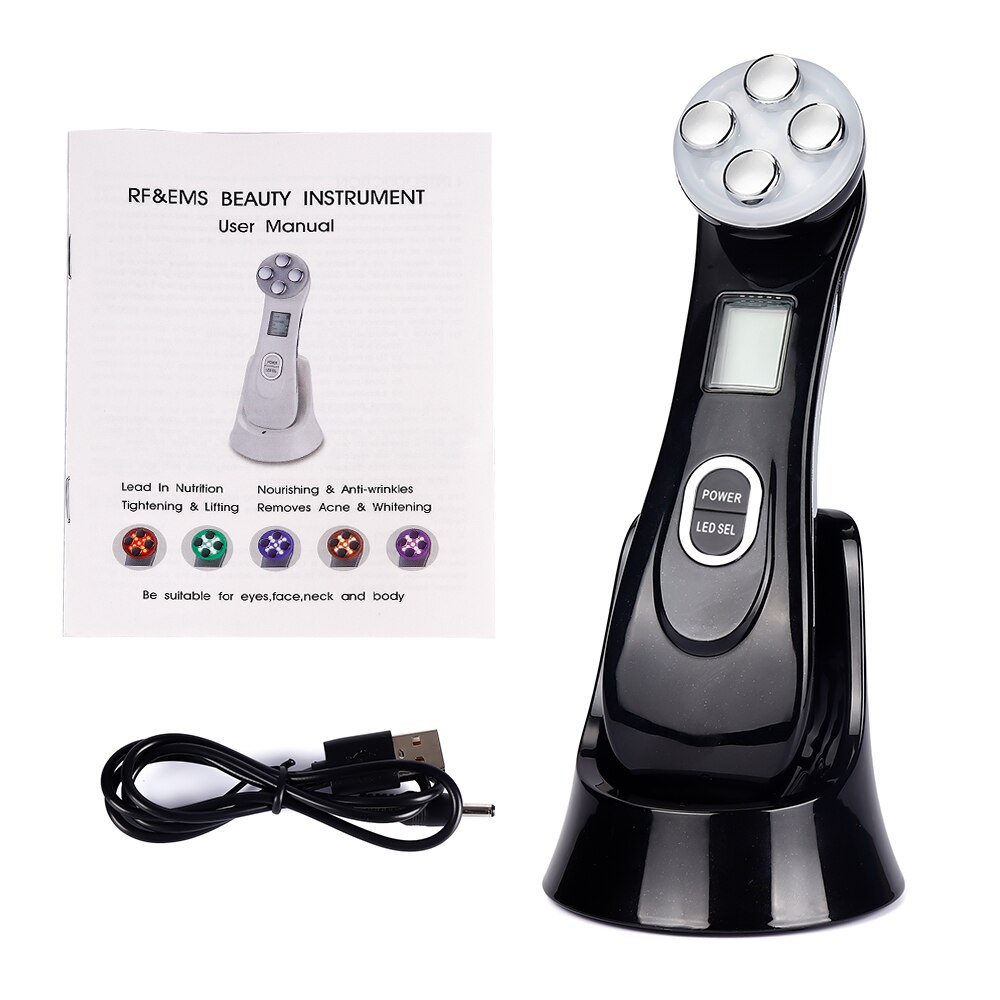 VIP EMS Face Lift Tighten Beauty Machine: Black No box