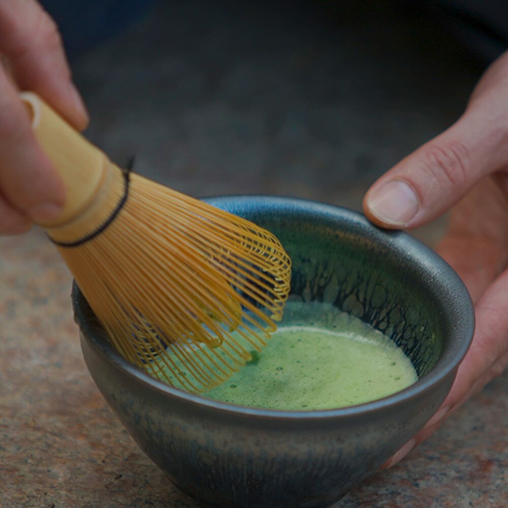 Japanese Matcha Tools Stirring Brush Tea Spoon Mini Tea Storage Box Natural Bamboo Tea Accessories For Home Teahouse