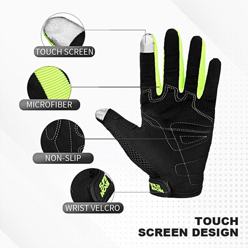 IRON JIA'S Guantes Moto Verano Hombre, Guantes Ciclismo Carretera con Pantalla Táctil, Accesorios para Moto, Equipo de Protección Guantes para Motocicleta Motocross