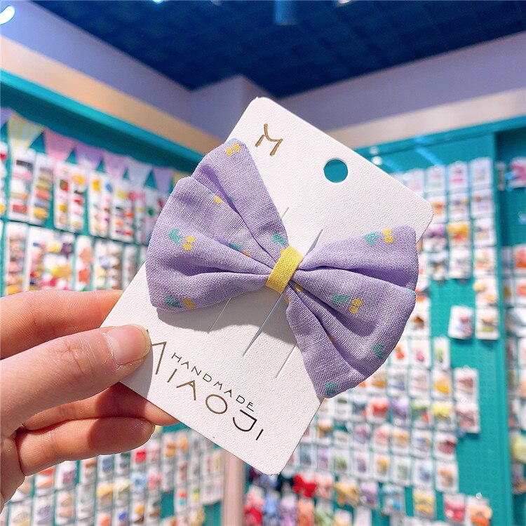 Fermagli per capelli a farfalla per ragazze accessori per capelli perni per capelli per bambini manopole per capelli con fiocco Barrettes strumenti per lo messa in piega dei capelli per bambini copricapo: 02
