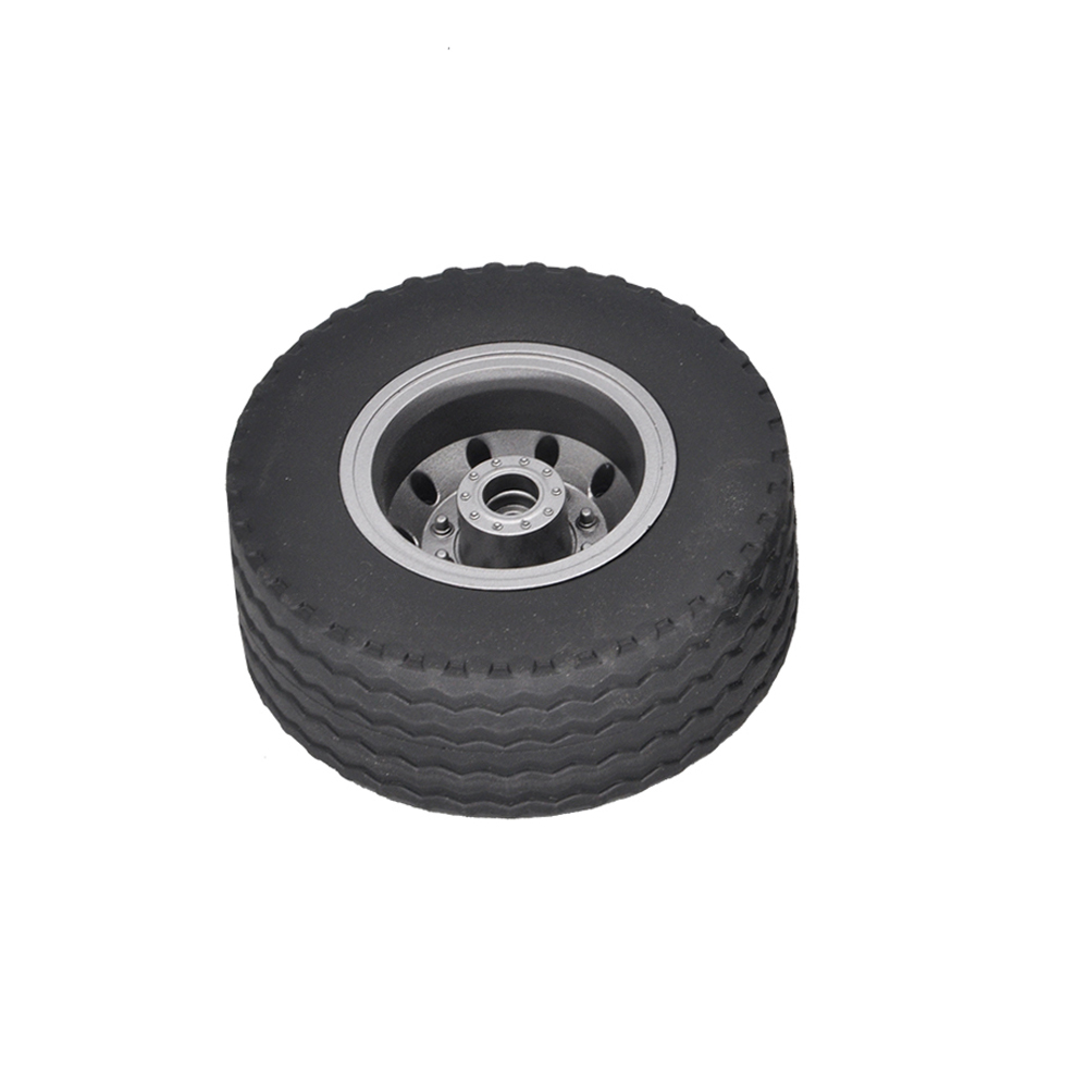 Huina 1573/1582 Rc Dump Truck Orignal Voor/Achter Tire Speelgoed Model Onderdelen: Black