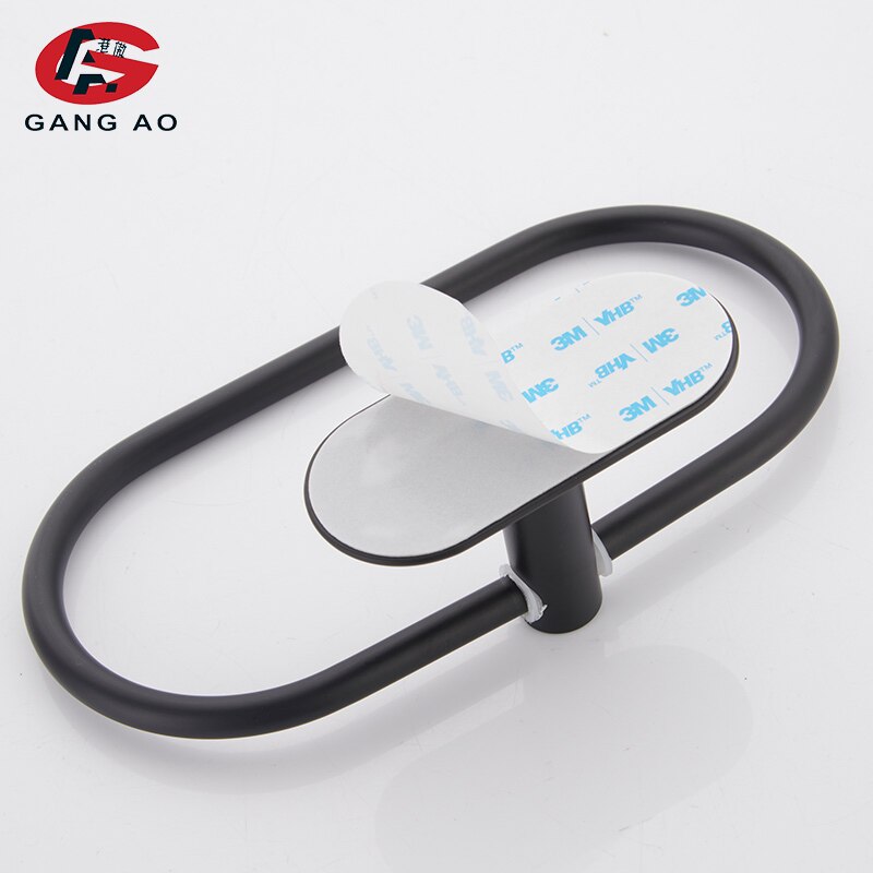 Bathroom Hardware Set Black Robe Hook Towel Rail Bar Rack Bar Shelf Tissue Paper Holder Toothbrush Holder Bathroom Accessories