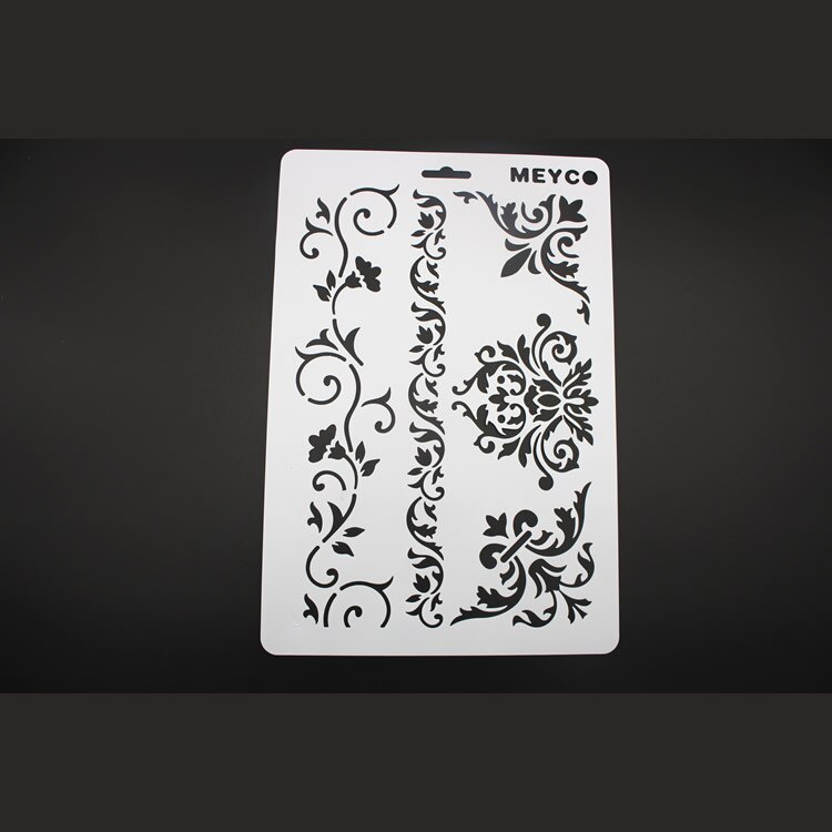 Pochoirs de peinture pour enfants, jolis motifs, papillons, fleurs, animaux, modèle de dessin, pour bricolage, Scrapbook, Journal, carnet de notes, décor: No.11