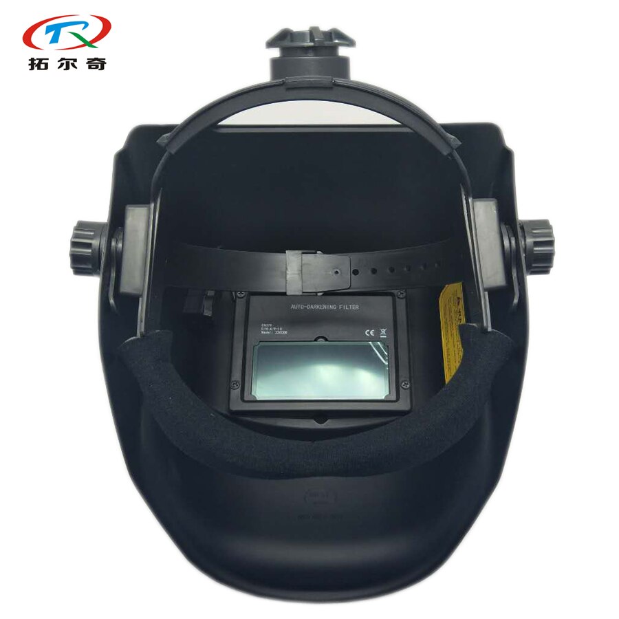 Auto Darkening custom welding helmet black blue Solar Power and inner battery grinding welding mask electronic mig HD39(2200DE)
