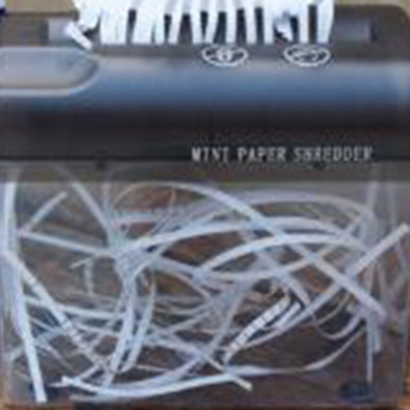 Mini desktop papierversnipperaar handmatige papiersnijmachine
