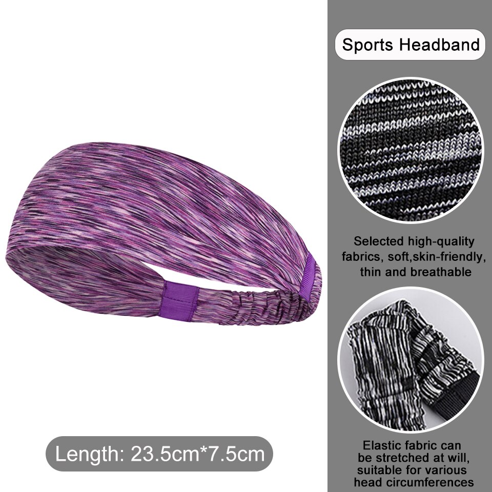 Stirnbänder für Männer Frauen Herren SchweißBand Sport Stirnband Feuchtigkeit Wicking trainieren Schweißbänder Yoga Haar Bands Kopf Schweiß: B 03