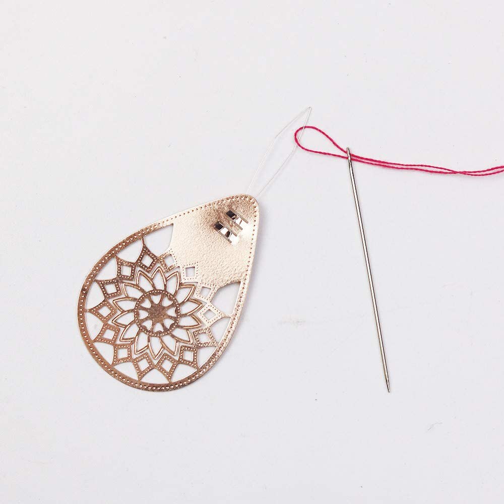 1/3/5Pcs Wire Loop Needle Threader Metal Needle Threading Stitch Insertion Tools for Sewing Cross Stitch Embroidery Needlework