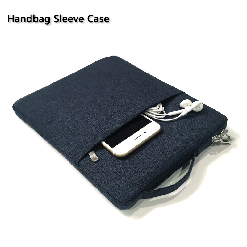 Handtas hoes tas hoes voor chuwi  hi9 air/hipad x hibook  hi10 pro remix 10.1 inch tablet schokbestendig waterdicht tasje: Stijl 1 donkerblauw