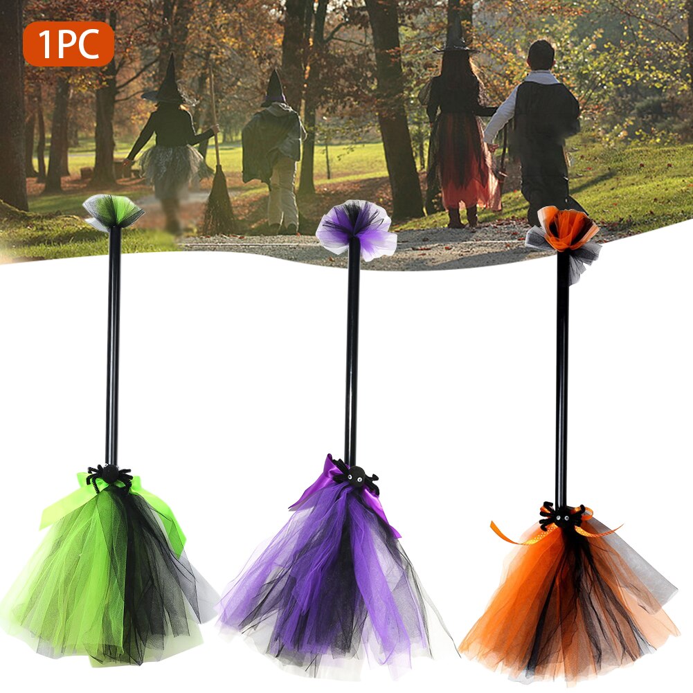 Miracle sorcière balai léger mignon scène accessoires fantaisie enfants adultes accessoire de déguisement assistant habiller Halloween fête mascarade