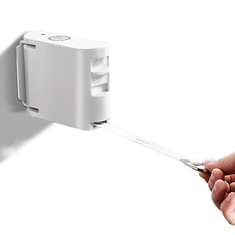 Support de séchage rétractable pour linge, corde de séchage en acier inoxydable de 4.2M, ne nécessite pas de perçage, rangement du linge