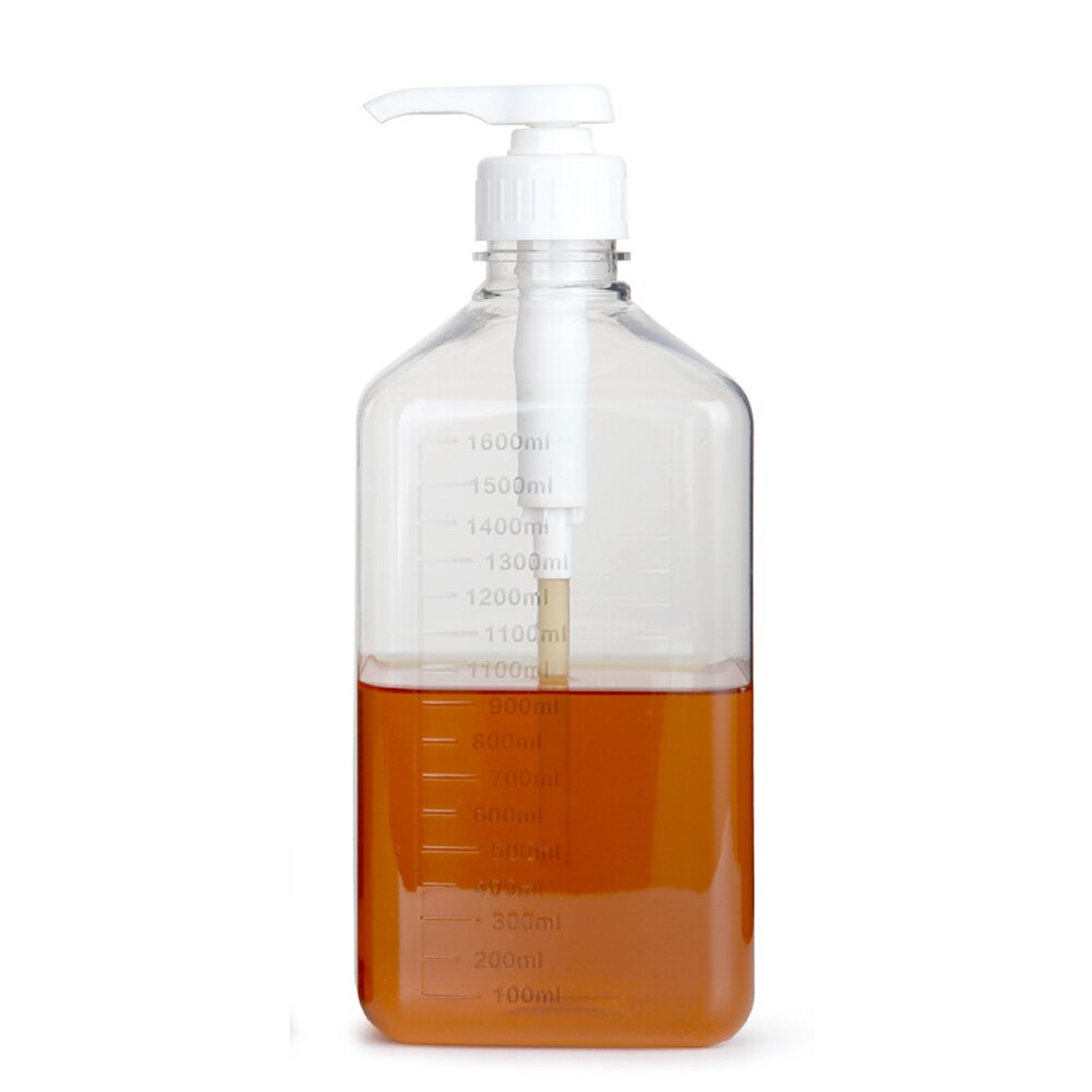 Bouteilles à pompe à pression simples de 1600ml | sirop vide, Sauces Ketchup, récipients à condiments, presser en bouteille, articles de boulangerie décoratifs
