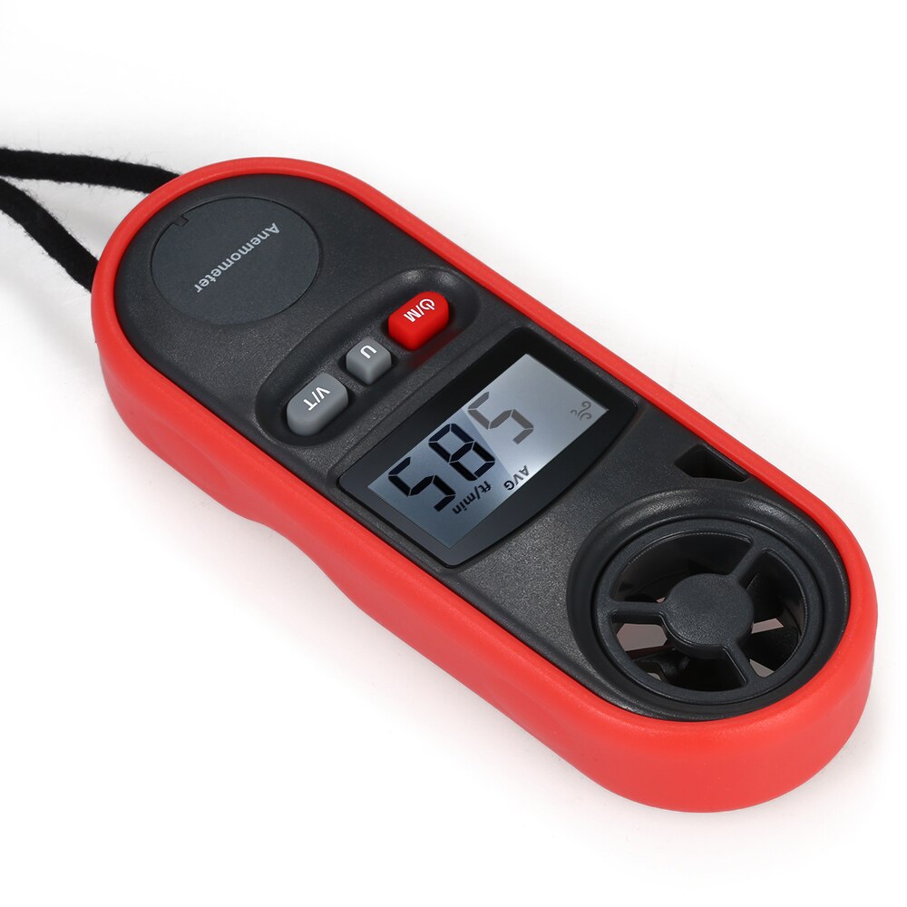 Digital Anemometer Beaufort Scale IP67 Thermometer Handheld Anemometro Pocket Wind Speed Meter Air Velocity Wind Temperature