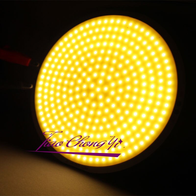 60 W Warm wit 300led Ronde COB LED Lichtbron Chip Op Board Lamp DC12V