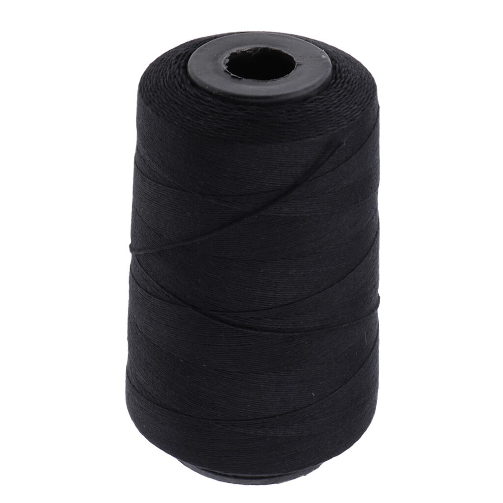 Fil de coton noir pour fabrication de perruque, bloc de tricot, modélisation artisanat 902 yards