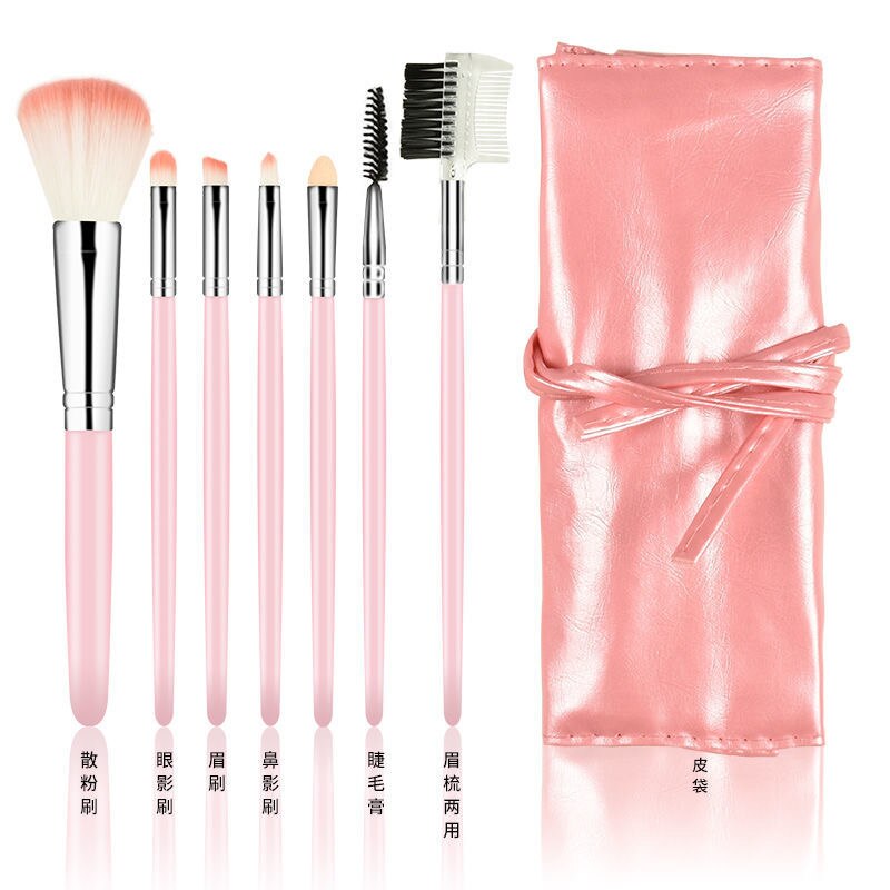 8 teile/satz Mädchen Schönheit werkzeuge + tasche Prinzessin rosa machen-hoch-Werkzeug vorgeben spielzeug freundlicher: Rosa