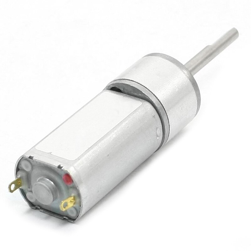 DC 9V 600rpm High Torque Rotary Speed Reduce Electric Geared Box Motor Gray+Silver