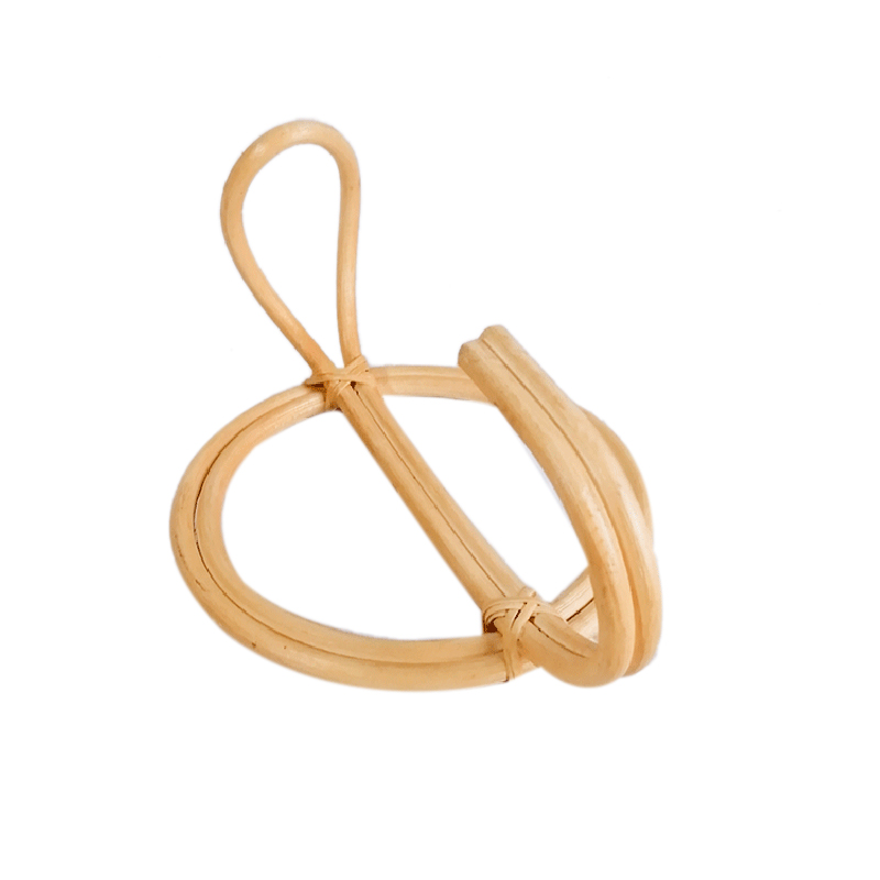 Natuurlijke Rotan Kleding Haak Retro Kleding Hanger Eenvoudige Homestay Opslag Organizer Slaapkamer Kasten Decoratieve Opberghaak