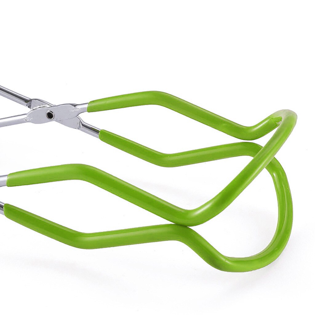 Canning Jar Lifter Tongs Stainless Steel Jar Lifter with Grip Handle Anti-scalding Lifter Non-slip Feeding Bottle Clip Kitchen