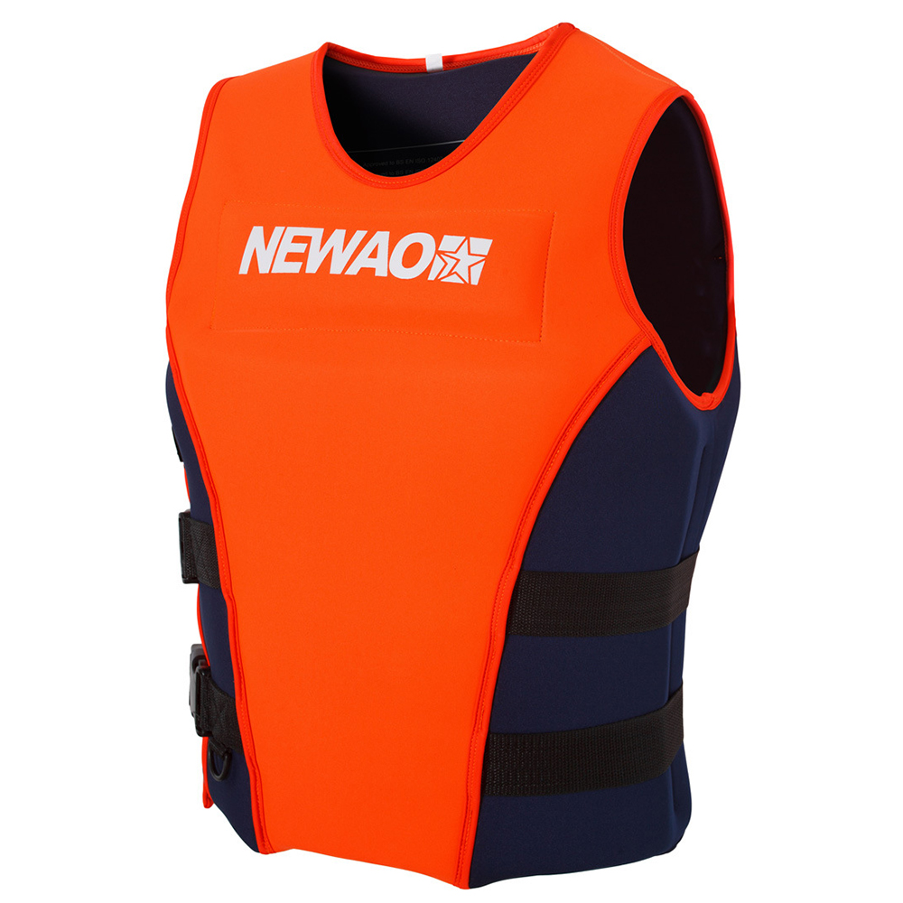 Gilet de Sauvetage pour Adultes, Jet Ski, Kayak KiteSurf, Hurboats, Raft Natation, Drifting Boat, Wakeboard Pêche: S / Orange