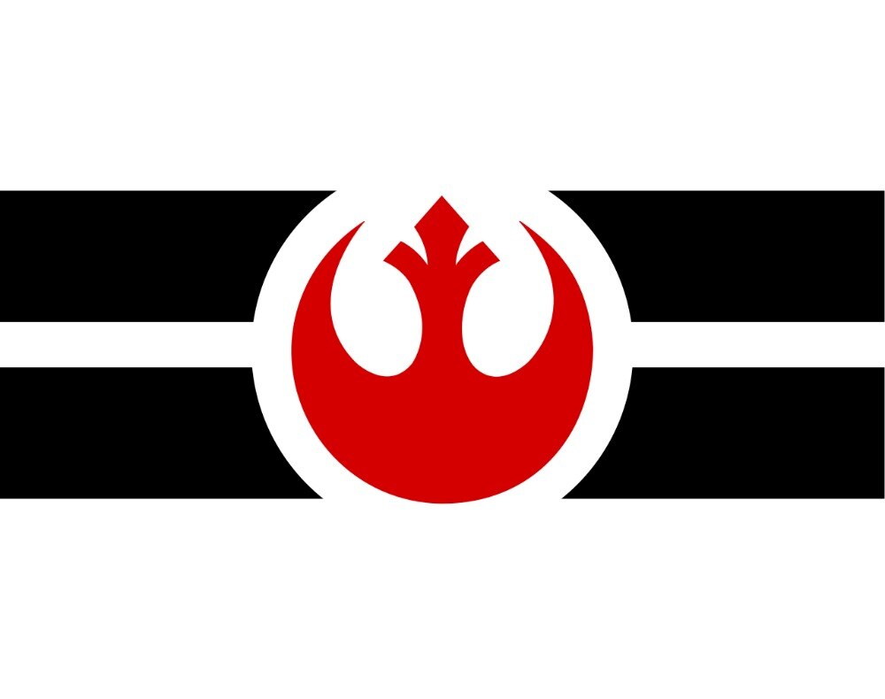 90*150 cm Rebel Alliance vlag voor decoratie