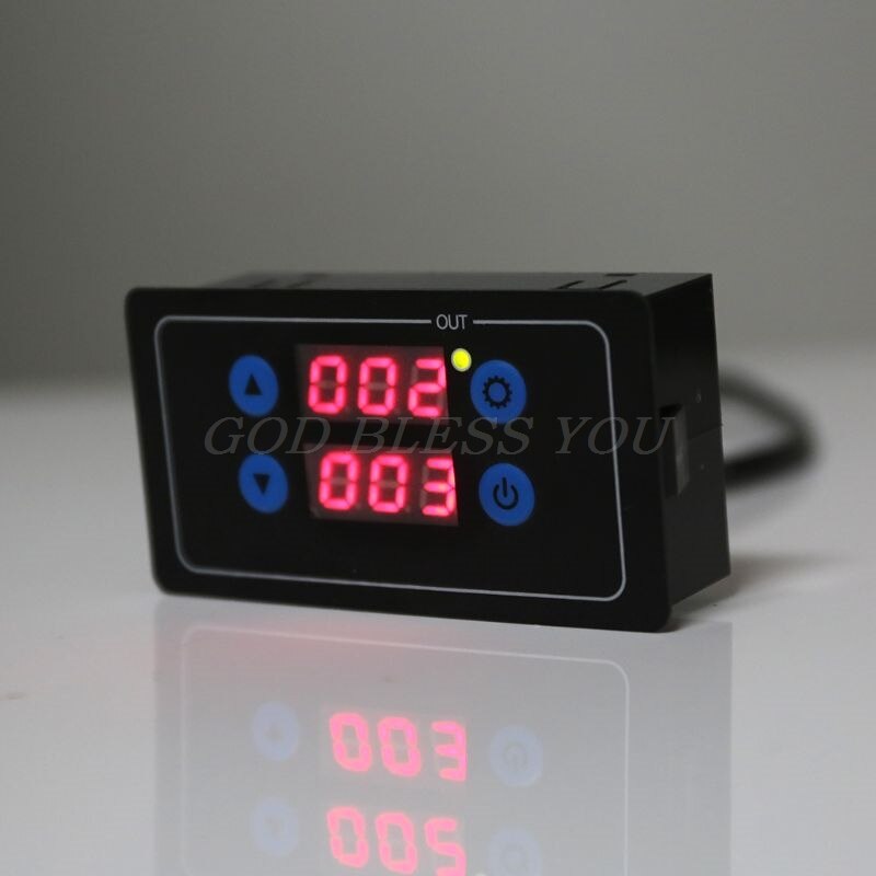 0.1S-999H Countdown Timer Programmeerbare Cyclus Controle Module Tijd Dalay Relais 5V/12V/220V Optioneel Voltage