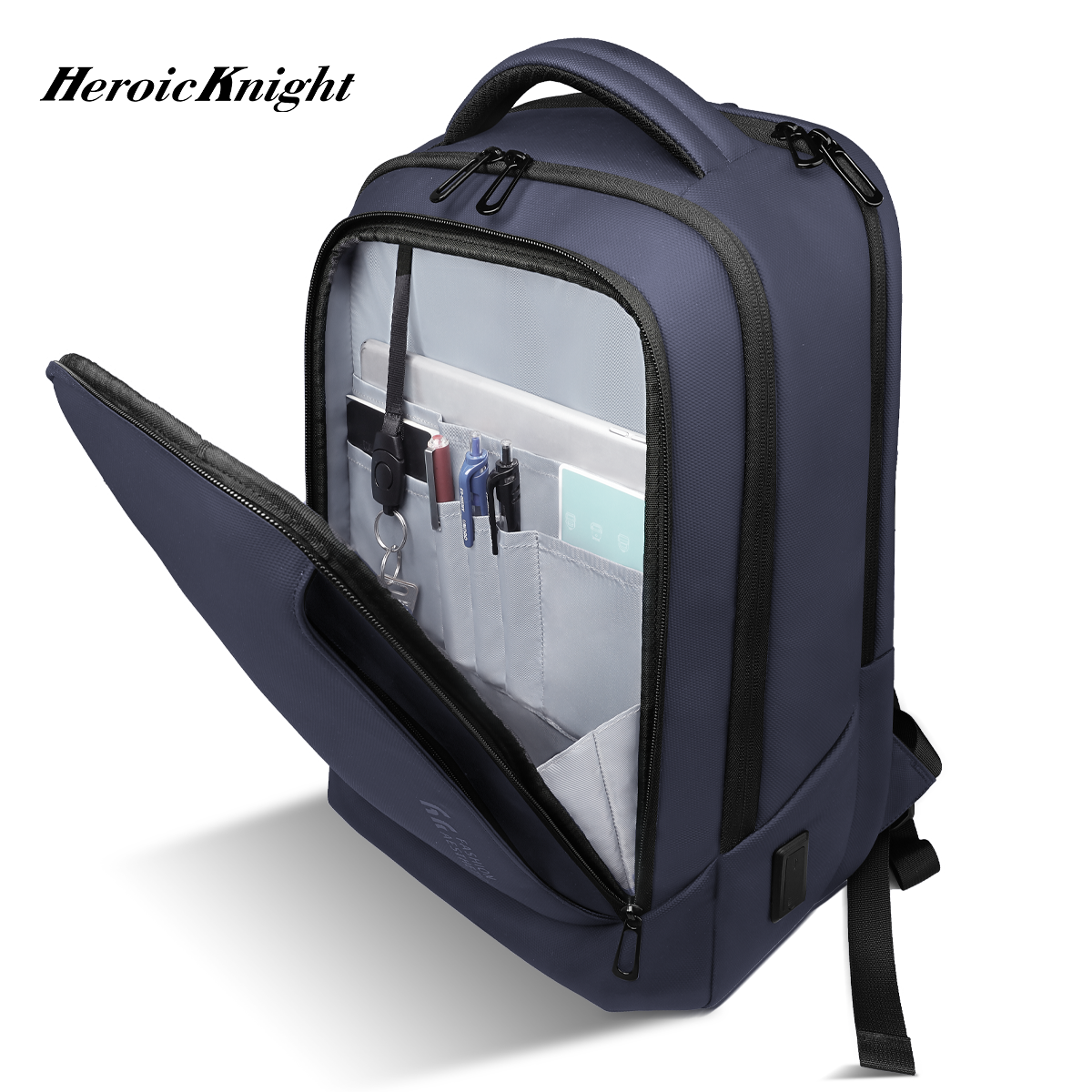 Mochila de viaje Heroic Knight de gran capacidad, impermeable, mochila para ordenador portátil de 15,6 ", mochila de trabajo para , mochila escolar