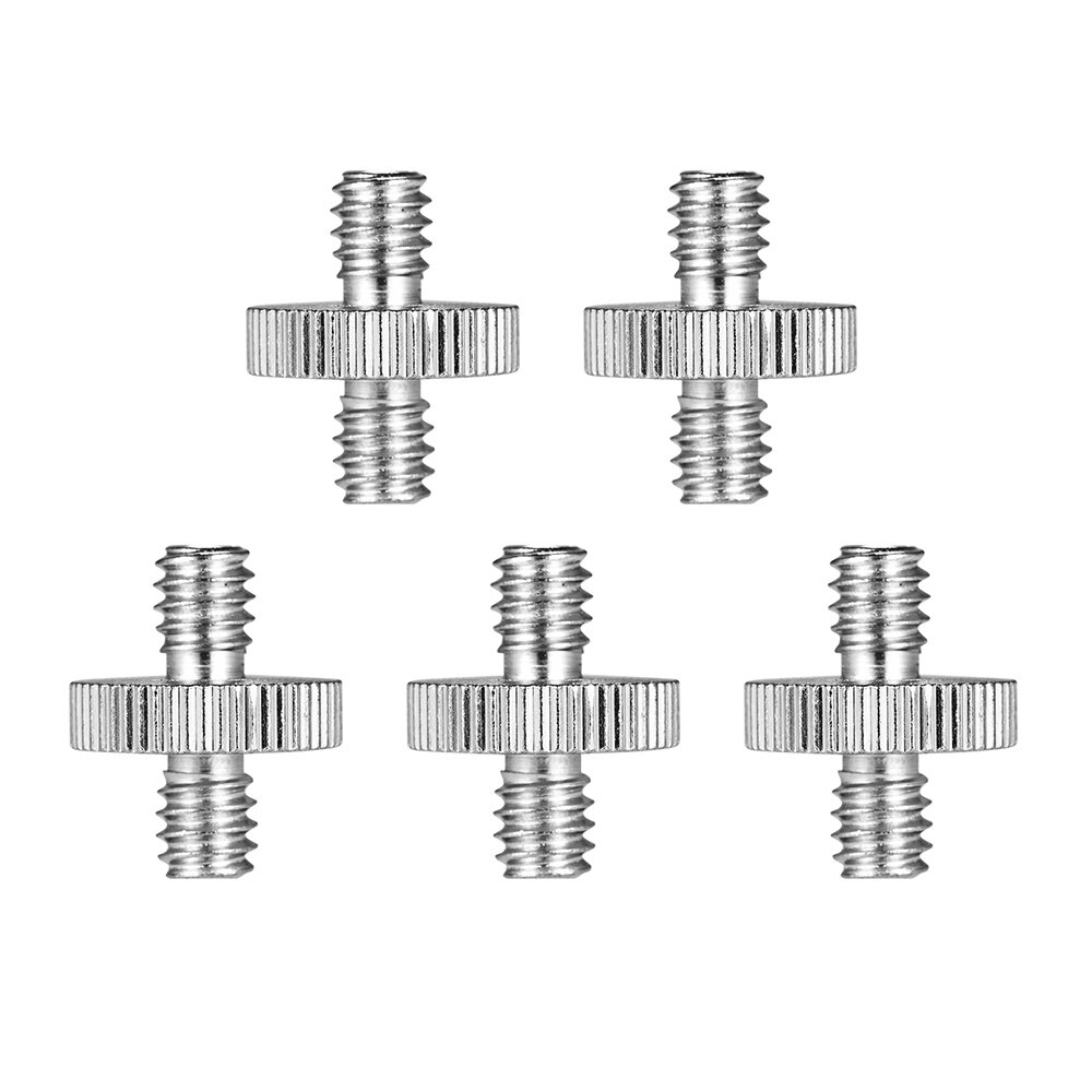 5pcs Standard Threaded Screw Adapter Tripod Mounting Thread Screw Converter for Camera Tripod Monopod Ballhead Light