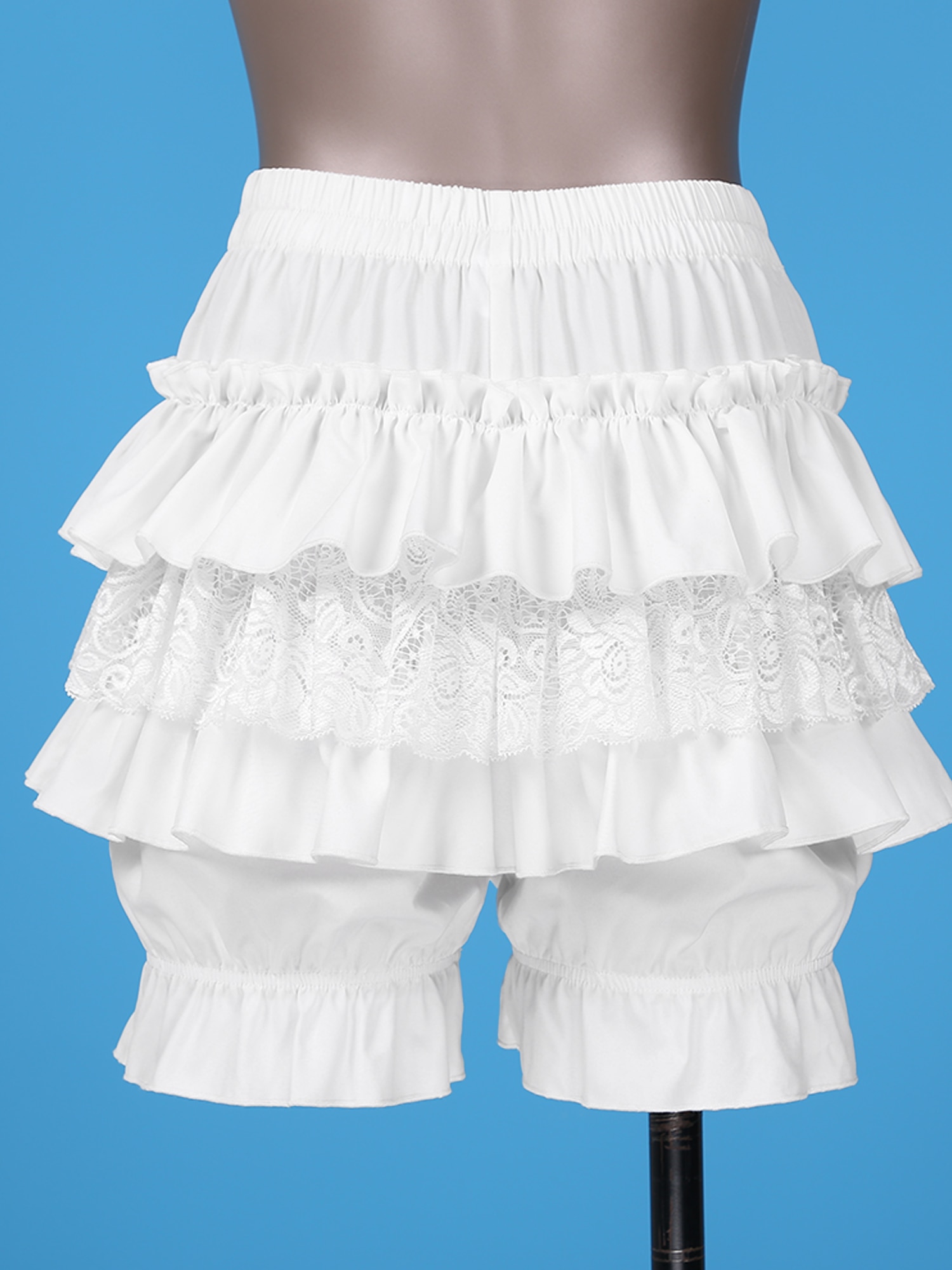 Kobiety dziewczęta Lolita potargane spodenki bawełniane koronkowe wiktoriańskie dynie spodeńki kobiece nastolatki nastolatki śliczne krótkie spodnie bezpieczeństwa