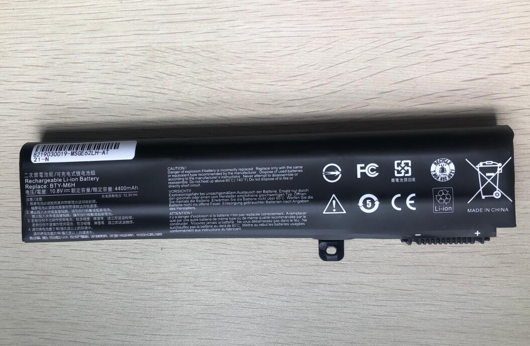 BTY-M6H Laptop Battery For MSI GE62 GE72 GP62 GP72 GL62 GL72 GP62VR GP72VR PE60 PE70 MS-16J2 MS-16J3 MS-1792 MS-1795