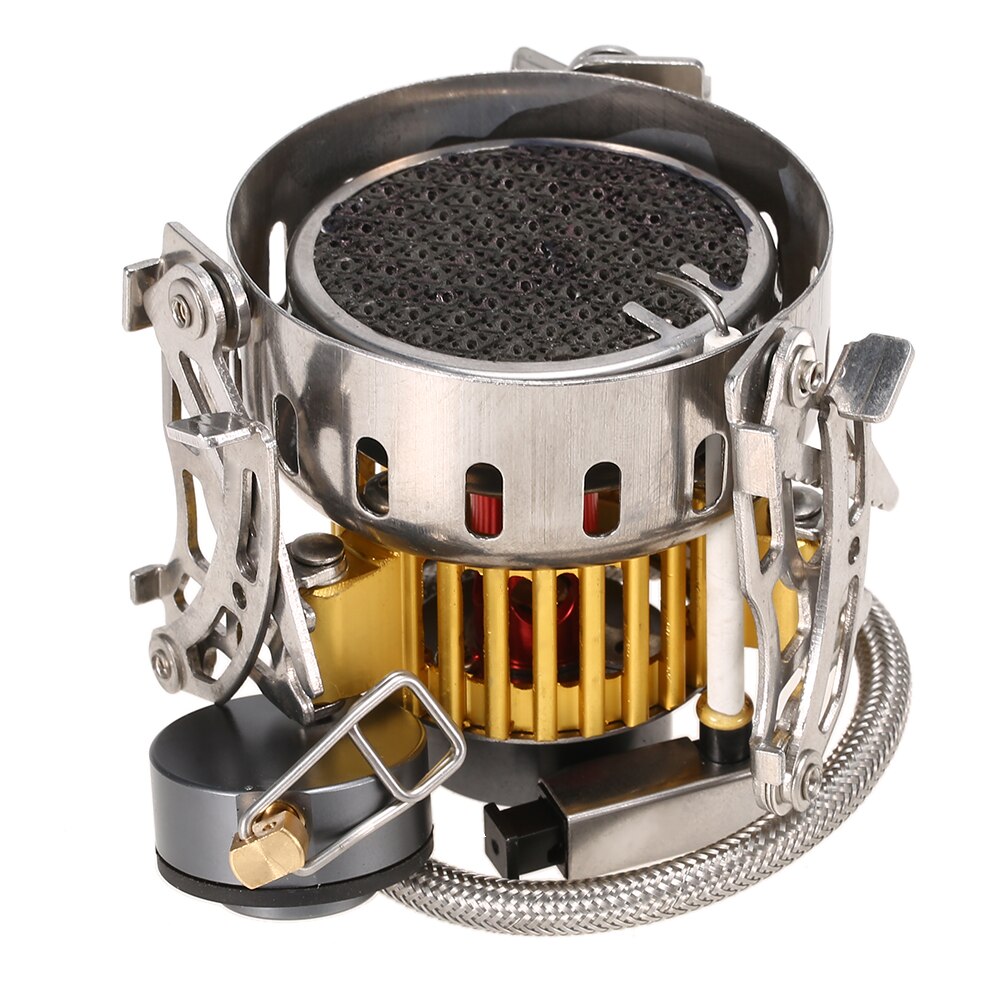 Outdoor Infrared Camping Stove Ultralight Portable Furnace Collapsible Windproof Gas Stove Mini Burner for Cookout Picnic Hiking