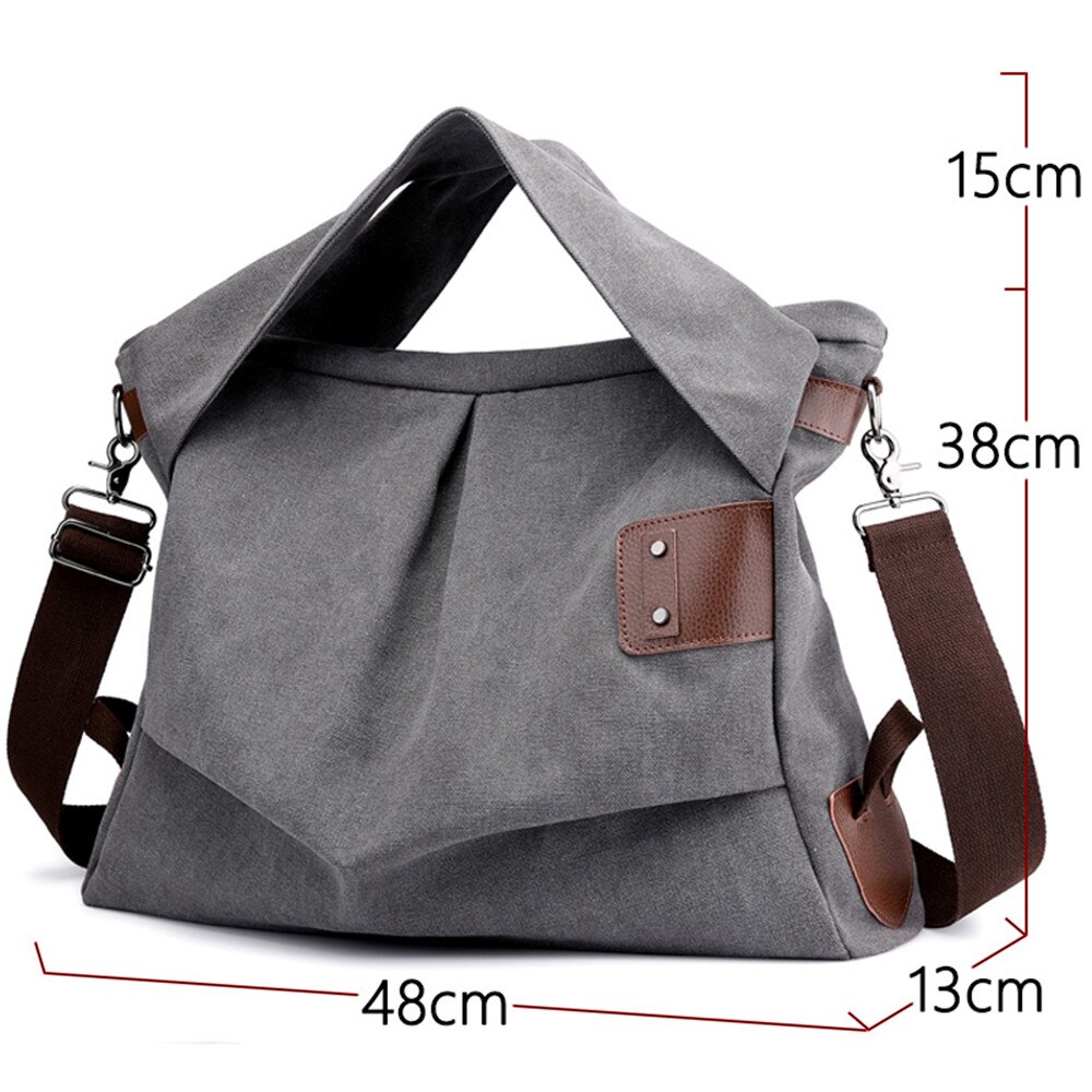 Canvas Hand Bags For Women Bolso Mujer Reusable Shopping Bags Women Bag Over Shoulder-Bag Large-Capacity Ladies Tote Bags