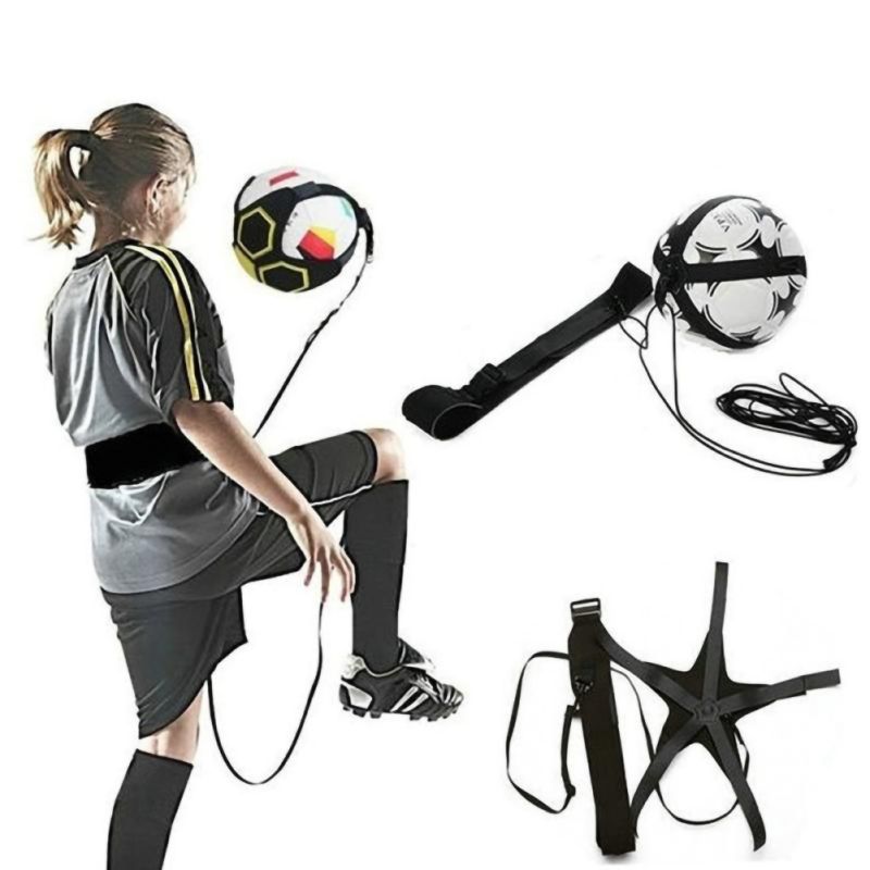 FußBall Ausbildung Sport Unterstützung Einstellbar FußBall Trainer FußBall Ball Praxis Gürtel Ausbildung Ausrügestochen trete