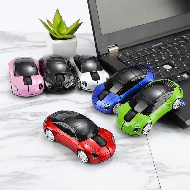 2.4GHZ 1600DPI Wireless Car Shape Mouse Mini USB 2.0 Receiver Optical Ergonomic Mice For PC latop Computer Gaming Mouse