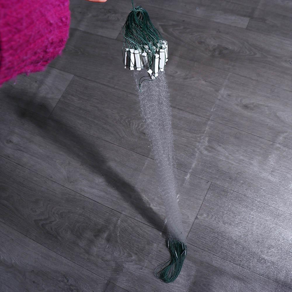 Casting Network Durable Float Trap Nylon Fishing Cage Dip Cage Fish Line Fishnet Fishing Net Monofilament Gill Net Single Mesh