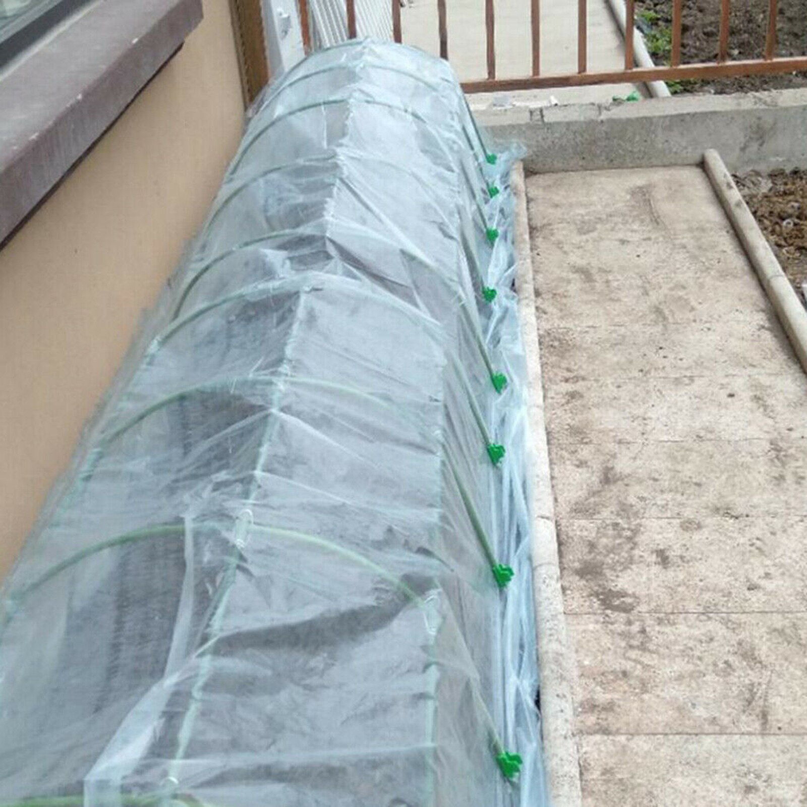 10/12/20Pcs Plastic Groene Vaste Clips Kas Film Klemmen Plant Cover Clips Woonaccessoires