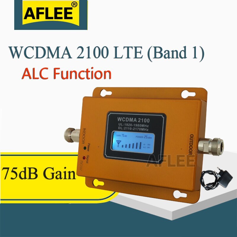 900 /1800 /2100 Mhz 4G Cellular Verstärker GSM DCS WCDMA 4G Handy Signal Repeater GSM 2G 3G 4G Netzwerk Mobile Signal Booster: WCDMA 2100