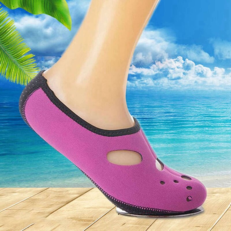 Chaussettes de plongée de natation, palmes antidérapantes, respirantes et à séchage rapide, matériel de plongée de natation, chaussettes de plage de plongée en apnée