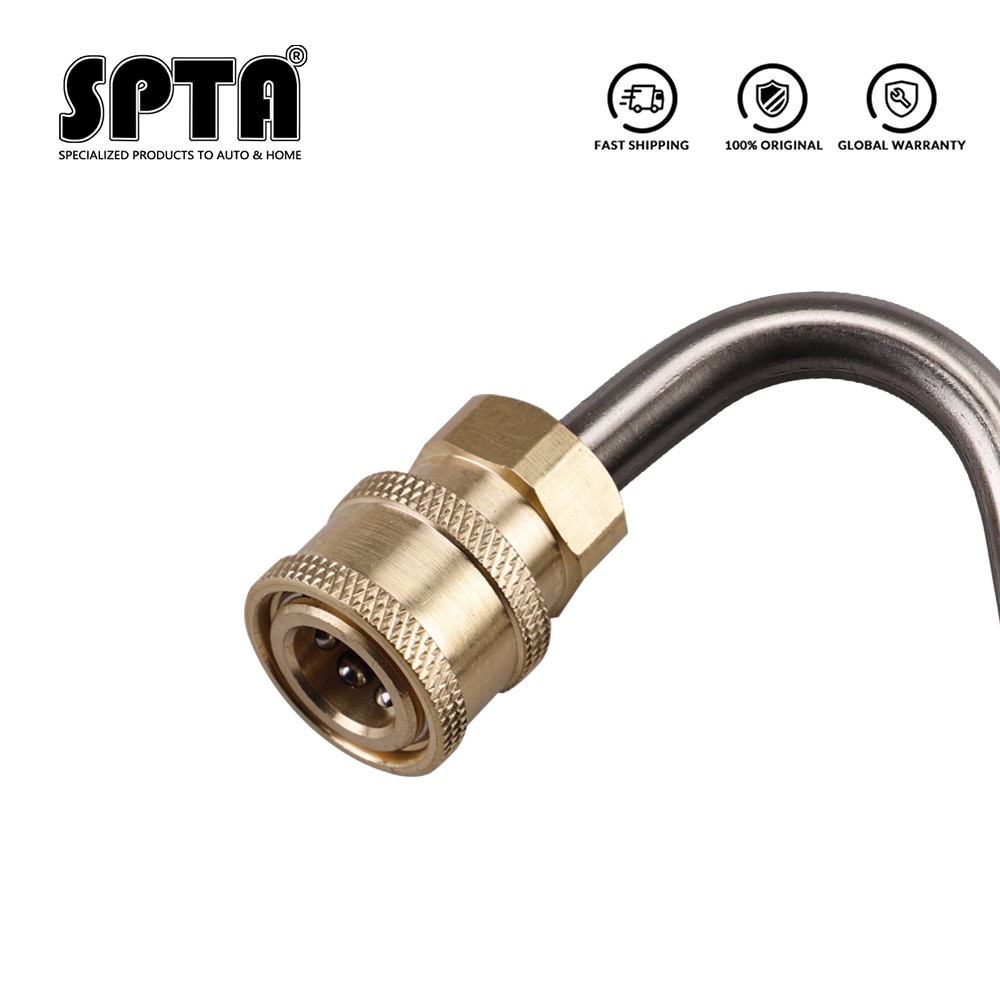 SPTA Pressure Washer Extension Wand Set Pressure Washing Extension Rod Electric Washing Tank Cleaning Tool