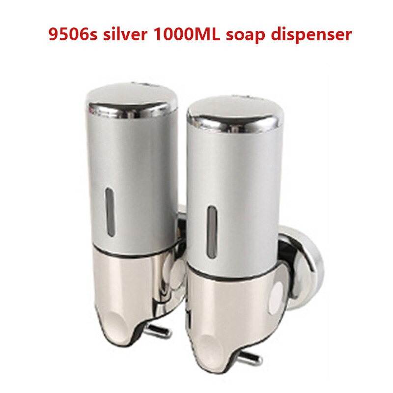 1 Pc 1000ml Hand Soap Dispenser Wall Mount Shower Liquid Dispensers Containers Bathroom Washroom Soap Dispensers Pump: 05