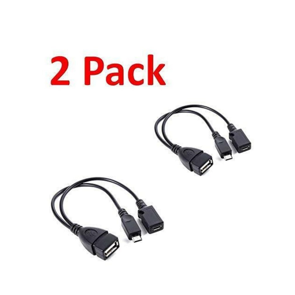 2 stk usb port terminal adapter otg kabel til brand  tv 3 or 2nd gen brand stick
