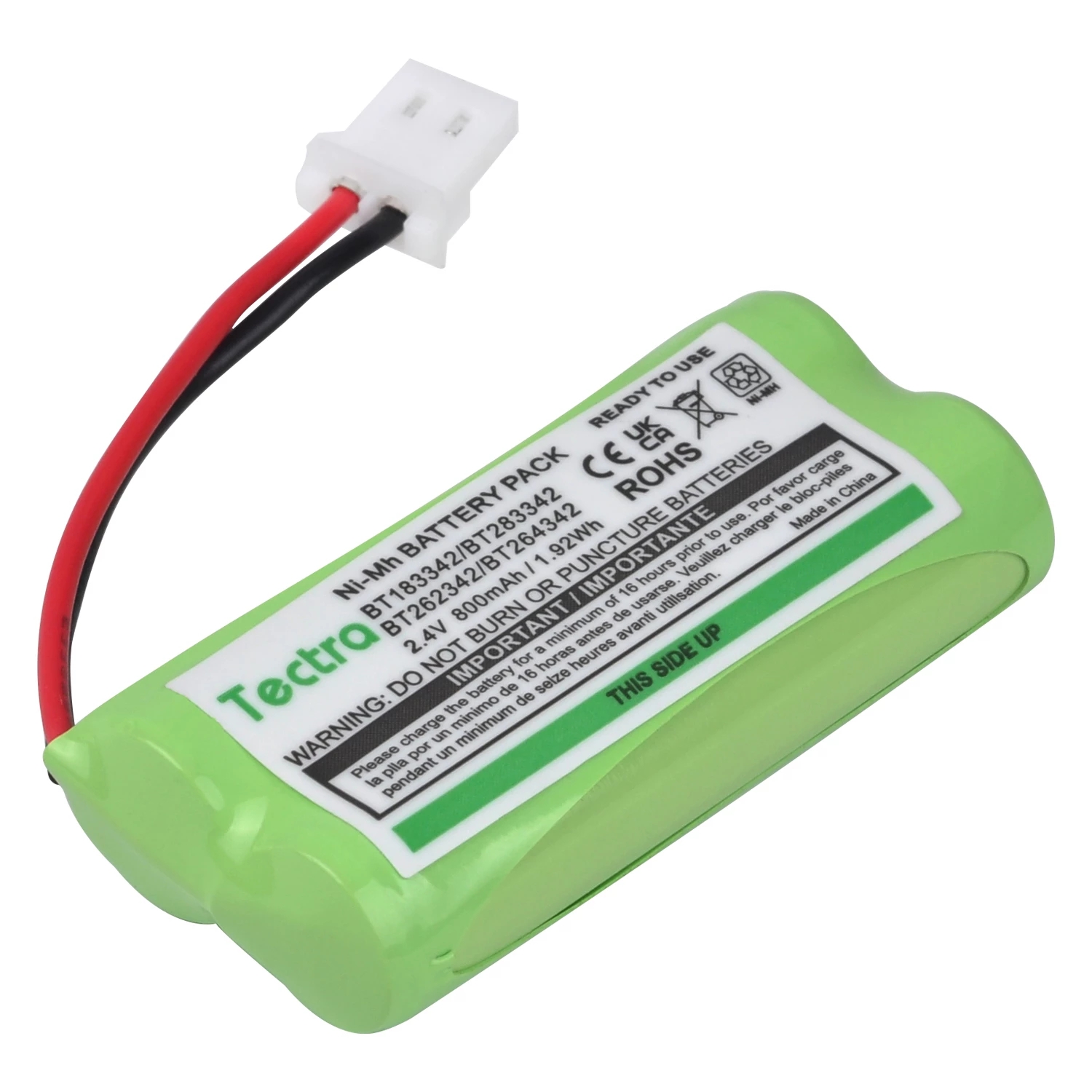 BT183342 BT283342 Draadloze Telefoon Batterij Voor At & T Vtech BT166342 BT266342 BT162342 BT262342 CS6709 CS6609 CS6509