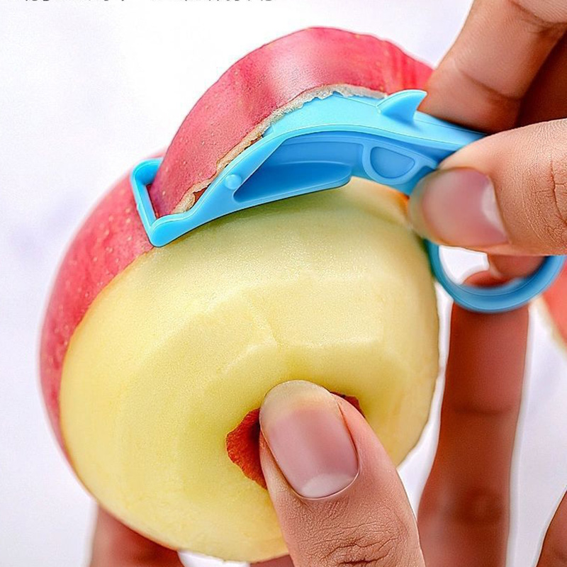 Draagbare fruit- en groenteschiller van roestvrij staal, mini-schiller voor kiwi's en sinaasappels, handmatige aardappelschiller, keukengereedschap voor thuis